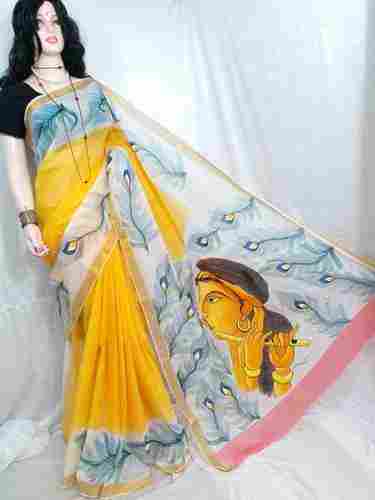 Ladies Cotton Designer Sarees