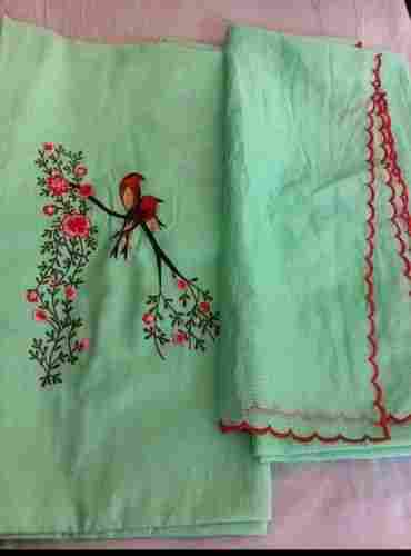 Ladies Embroidered Cotton Punjabi Suit