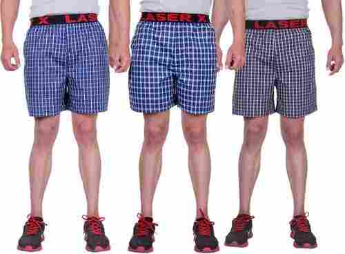 Mens Checkered Shorts Boxer 