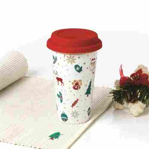 Eco-Friendly Customized Prints Ceramic Travel Coffee Mugs