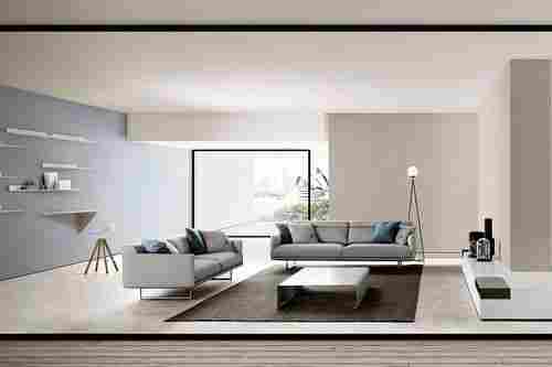 Modern Design 3 Seats White Leisure Sofa