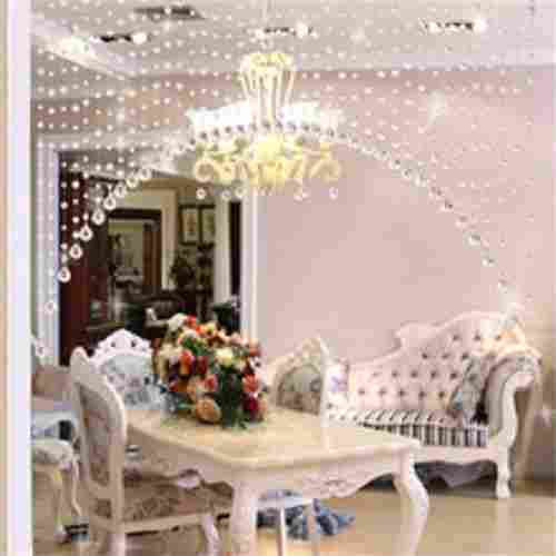 Arch Shape White Crystal String For Partition Spaces FOR 12FT AREA