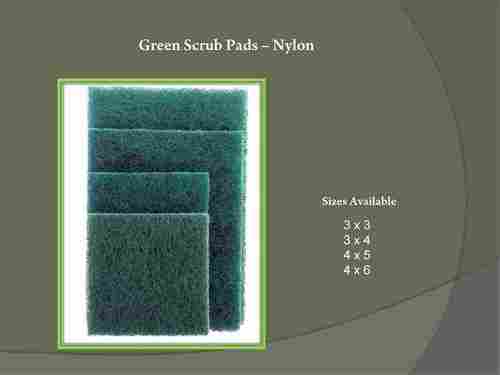 Green Nylon Scrub Pads