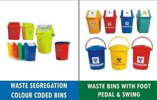 Waste Segregation Colour-Coded Bins (Bio-Hazardous Bins)