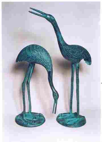 Low Price Crane Pair Sculpture