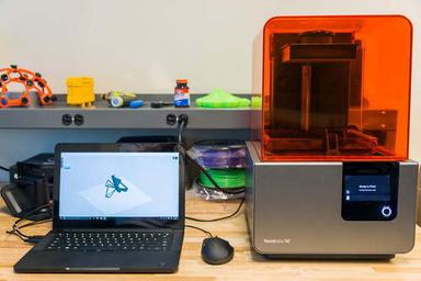 Used Formlabs Form 2 SLA High Resolution 3D Printer With Kit