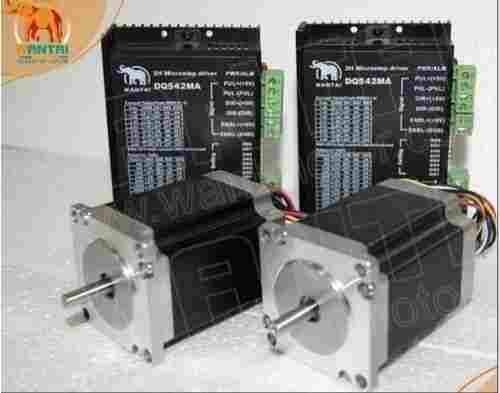 CNC Wantai 2 Axis Nema23 Stepper Motor 57BYGH633 270oz-in+Driver DQ542MA 4.2A 50V 125Micro Mill Laser Engraver Kit