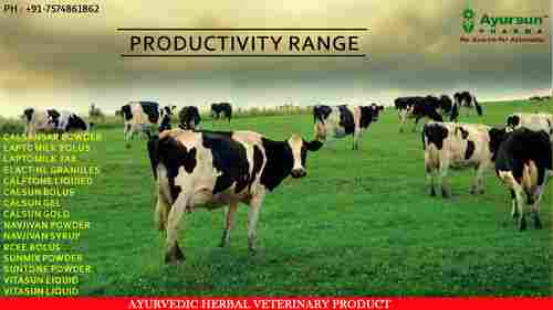 Ayurvedic veterinary Productivity Medicines