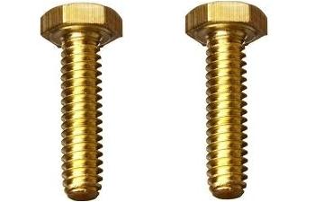 Perfect Finish Brass Hex Bolts