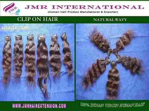 Natural Wavy Single Clip Hair Extension