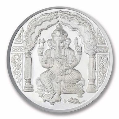 Durable Elegant Look Ganesh Silver Coins