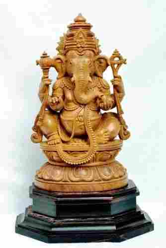 Wooden Handicrafts (Ganesh Statue)