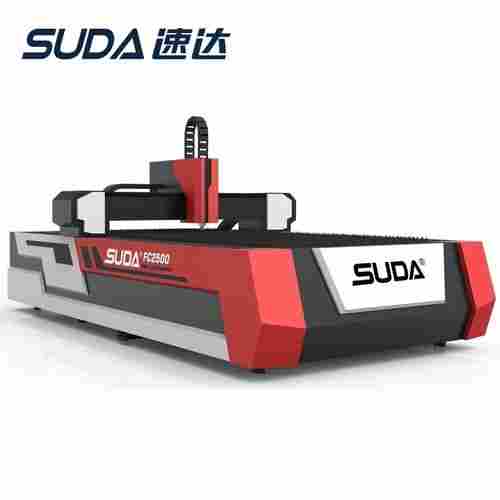  रोटरी डिवाइस के साथ SUDA FC1530 फाइबर लेजर कटिंग मशीन 500W 