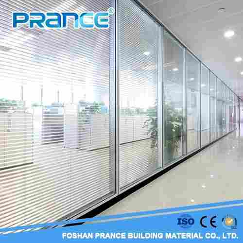 Sound Insulated Newest Office Building Lobby Glass Partition