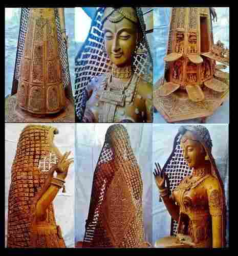 Carved Rajasthani Doll