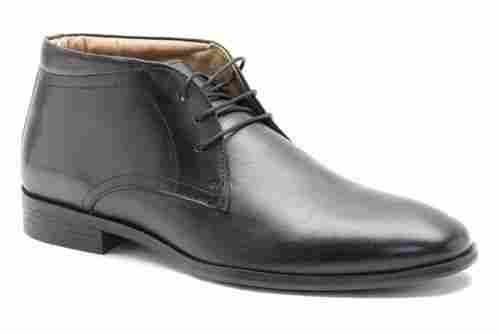 Mens Leather Black Shoes