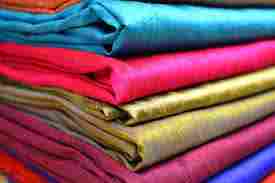 Colored Pure Silk Fabric