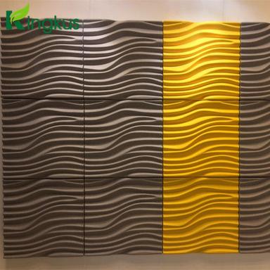 3D PET Acoustic Panel Embossed Polyester Panel
