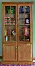 Wooden Glass Bookcase