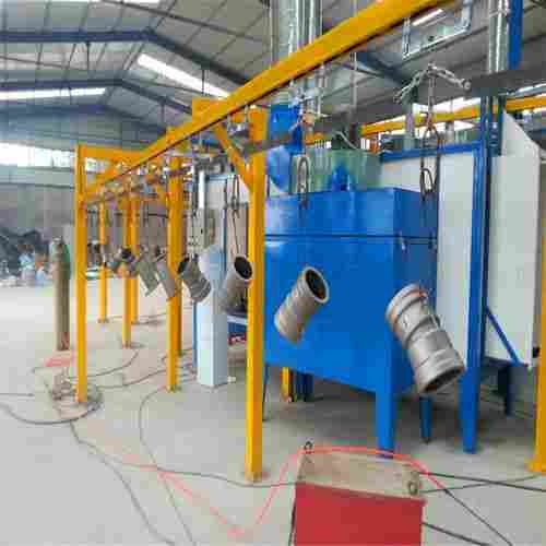Machinery Parts Powder Coating Line With Transport System