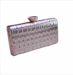 Fashionable Ladies Clutch with Glossy Finish