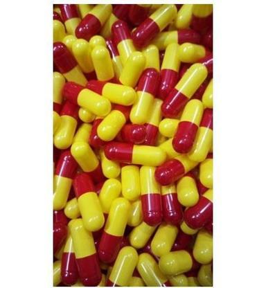 Red Yellow Gelatin Empty Capsules 1000 Size 0