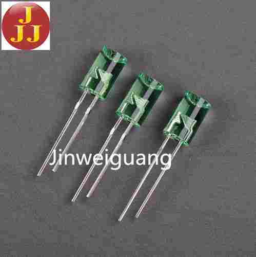 5mm Concave Green Light Through Hole LED Diode