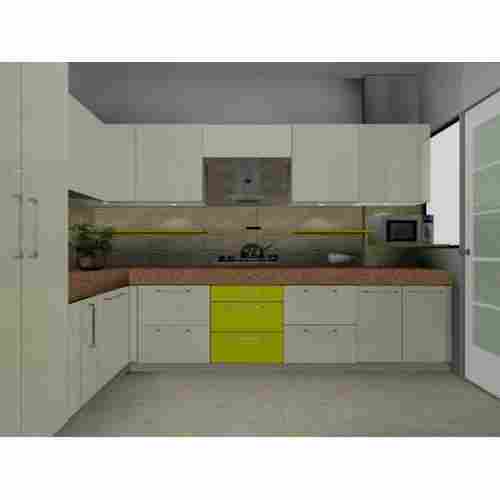 Home L Shape Modular Kitchen