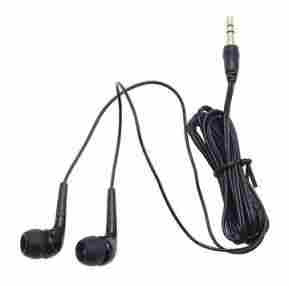 Black Color Wired Earphone