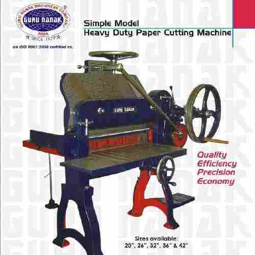 Gurunanak Paper Cutting Machine