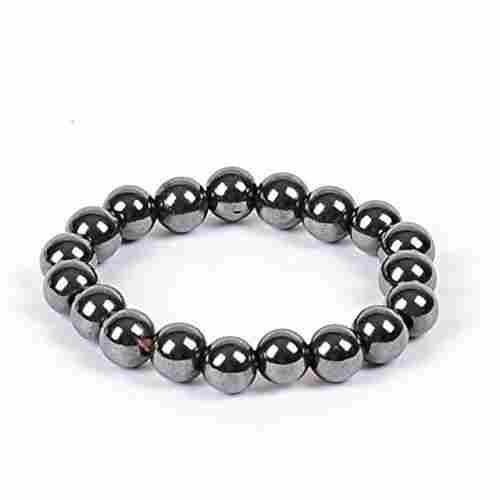 Magnetic Hematite 6 mm Beads Bracelet For Unisex