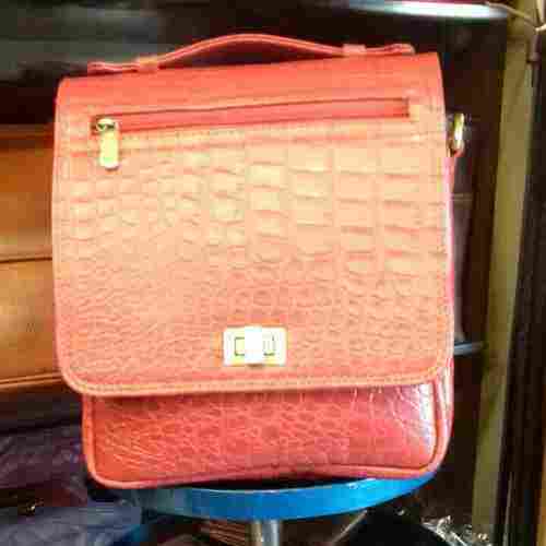 Ladies Red Color Leather Purse 