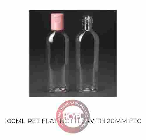 100 ml Pet Flat Bottle
