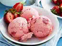 Strawberry Flavor Ice Cream