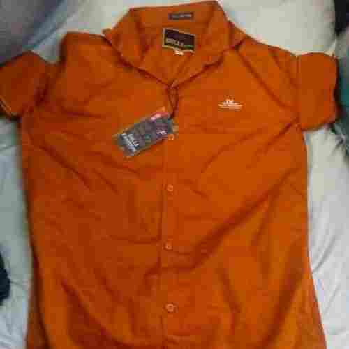 Orange Color Casual Shirt