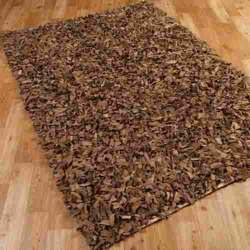 Easy To Clean Leather Rug Carpet
