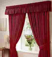 Red Designer Window Curtains