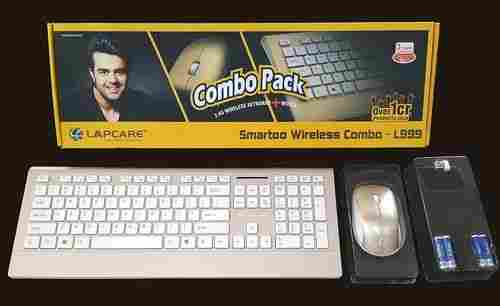 Smartoo L999 Wireless Keyboard Mouse Combo Gold (Lapcare)