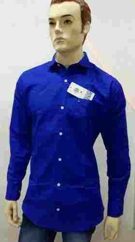 Blue Mens Casual Shirt