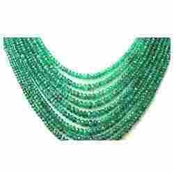 Enticing Luster Emerald Beads