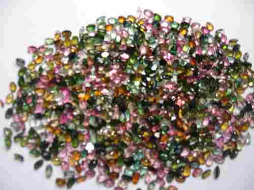 Multi Coloured Tourmaline Gemstone