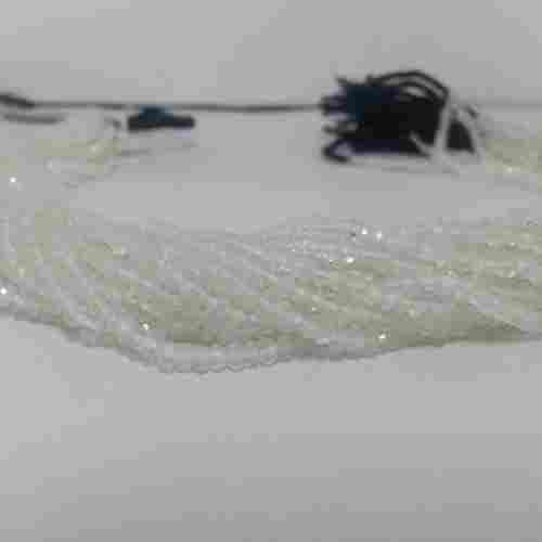 Natural Crystal Quartz Faceted Rondelle Beads