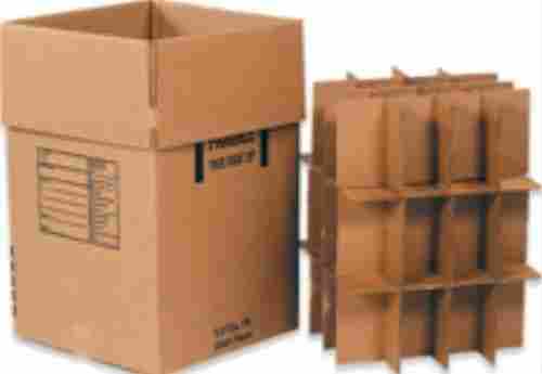 Brown Corrugated Partitions Cartons