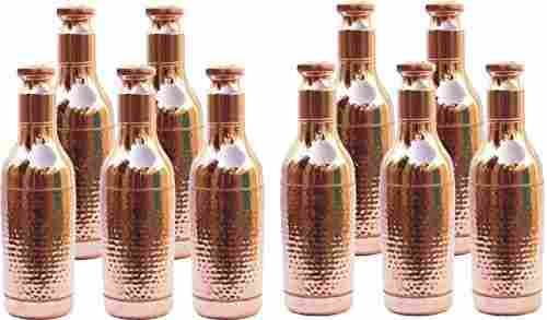 Copper Cocktail Bottles Set