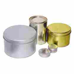 Tin Containers And Tinlettes