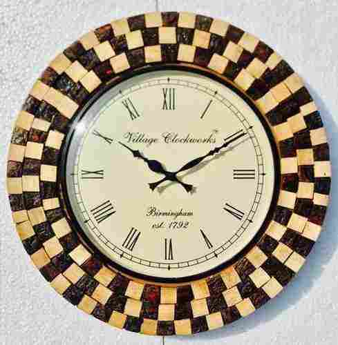 Handcrafted Decorative Wooden Wall Clock