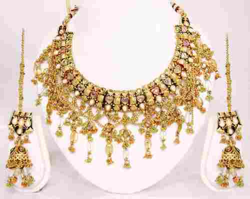 Heavy Gold Plated Necklace Sets
