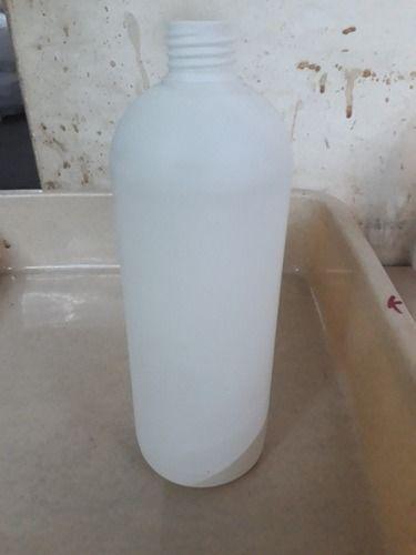 Cream & Silver Plain White Plastic Bottle