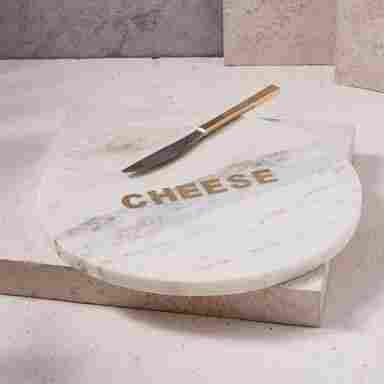 Fine Finish Marble Cheese Board