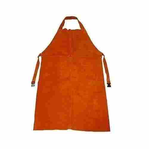 Industrial Red Leather Apron